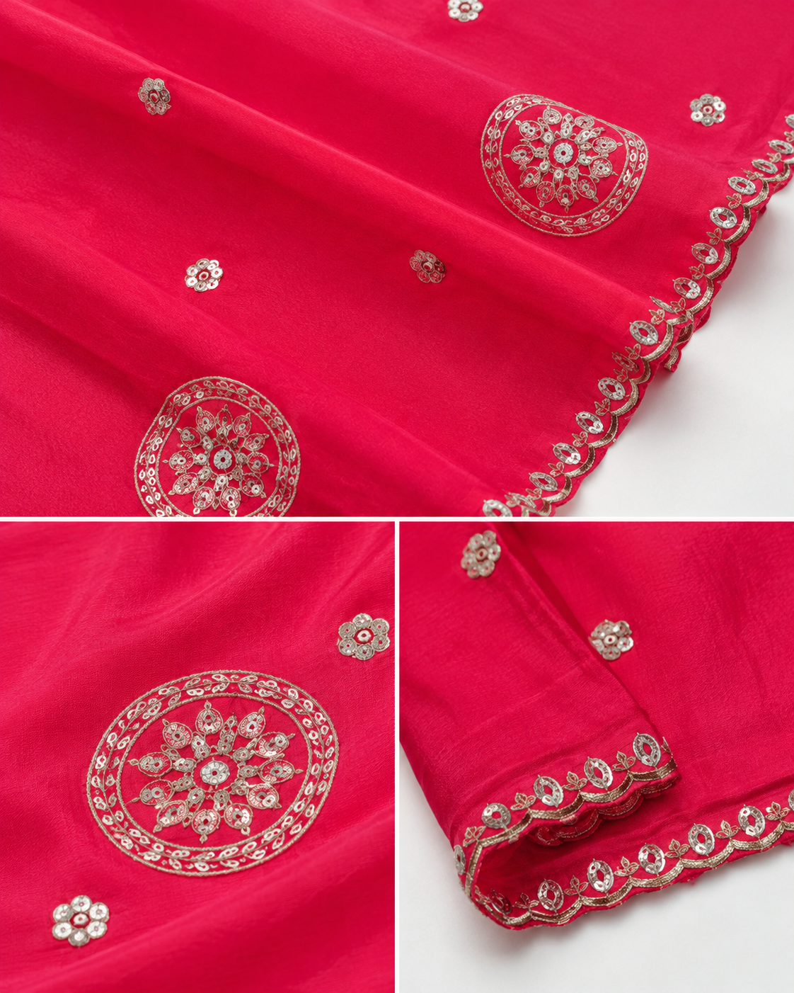 Rangrez Fuchsia Dupatta