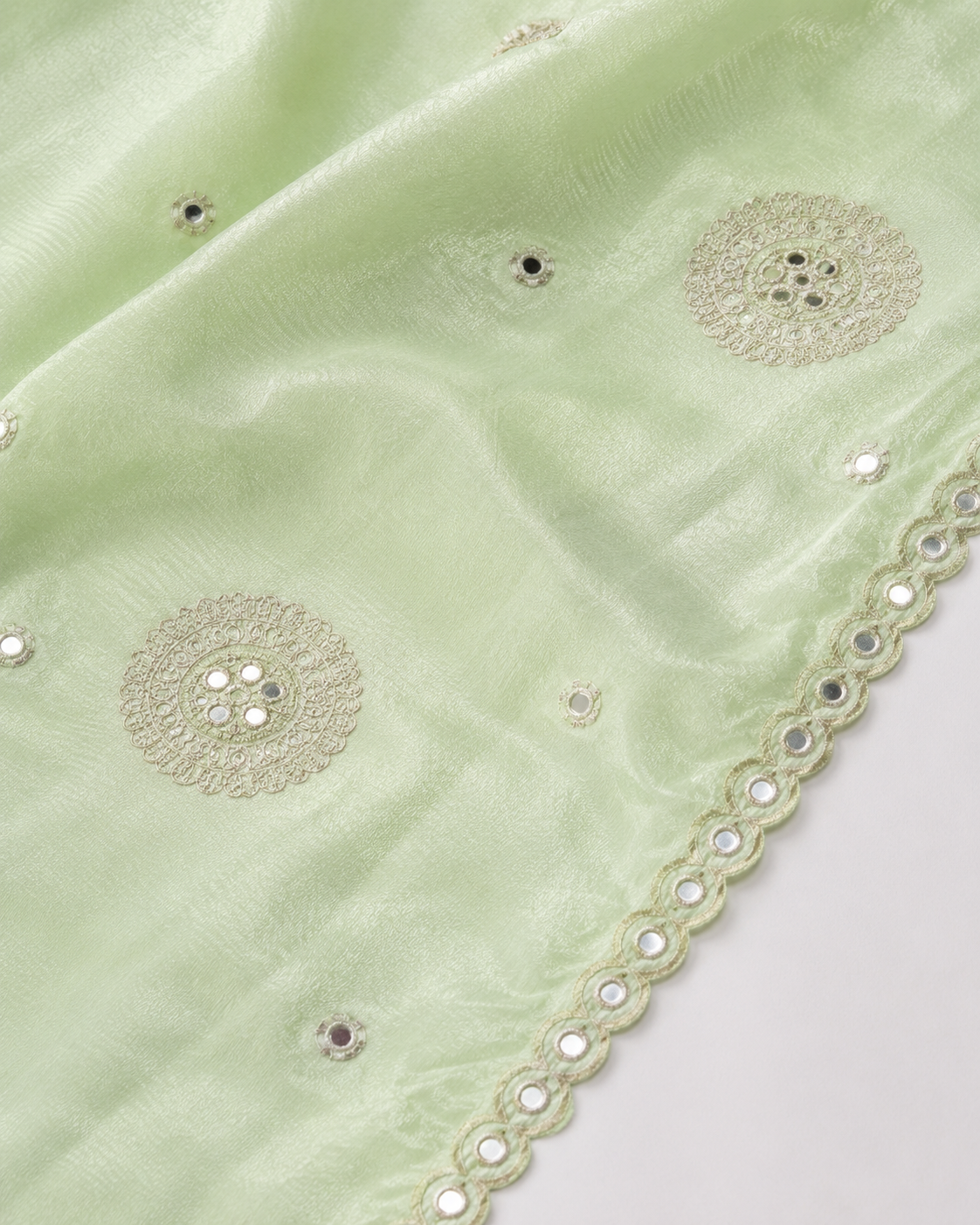 Meher Pista Dupatta