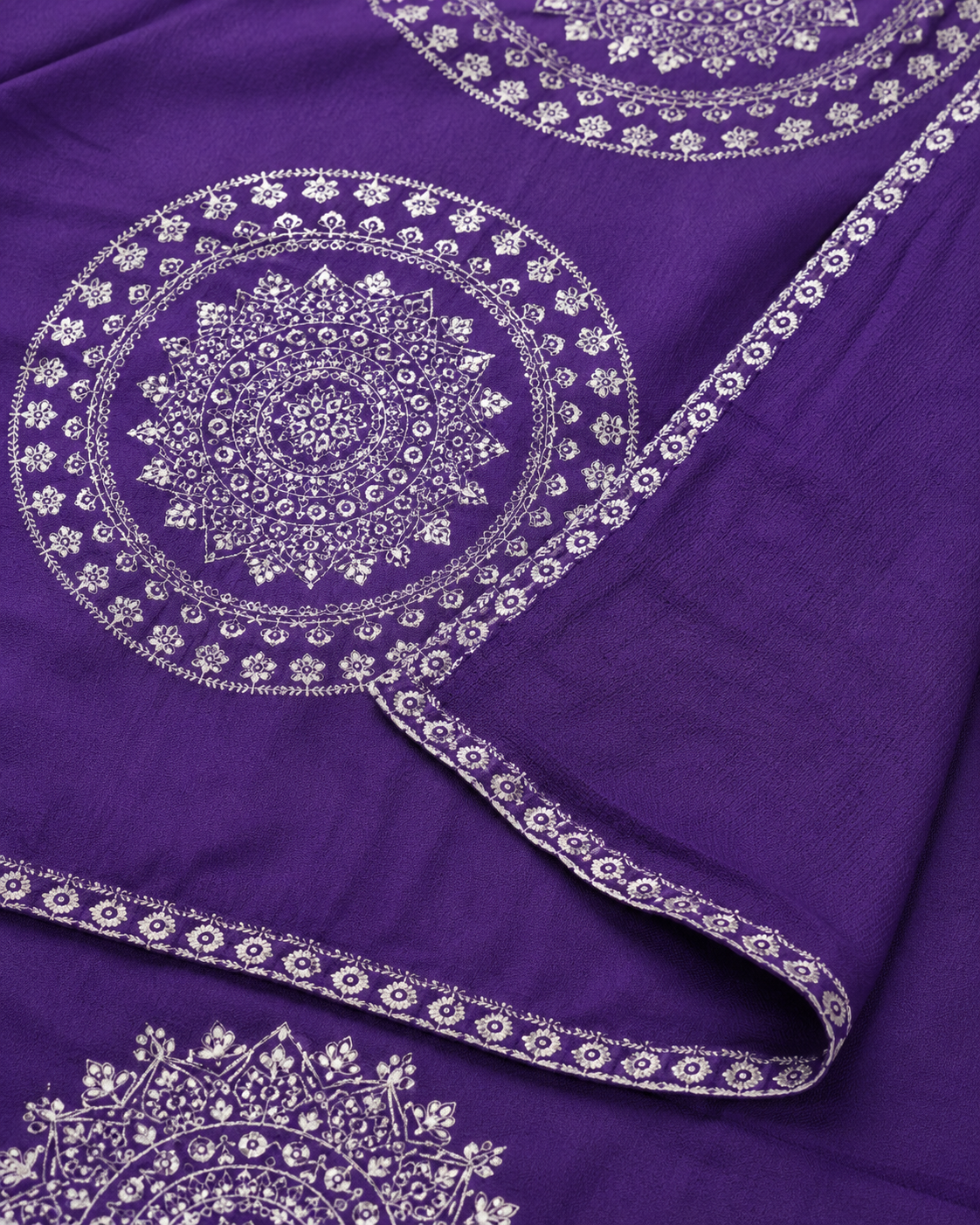 Purple Mandala Dupatta