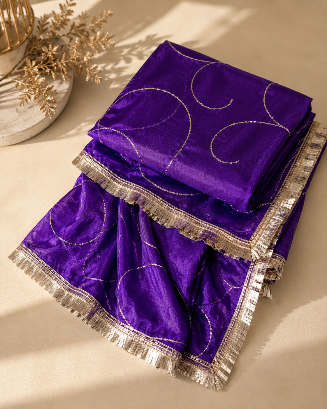 Ashvastra Ruhani Baingani Dupatta - Styling View