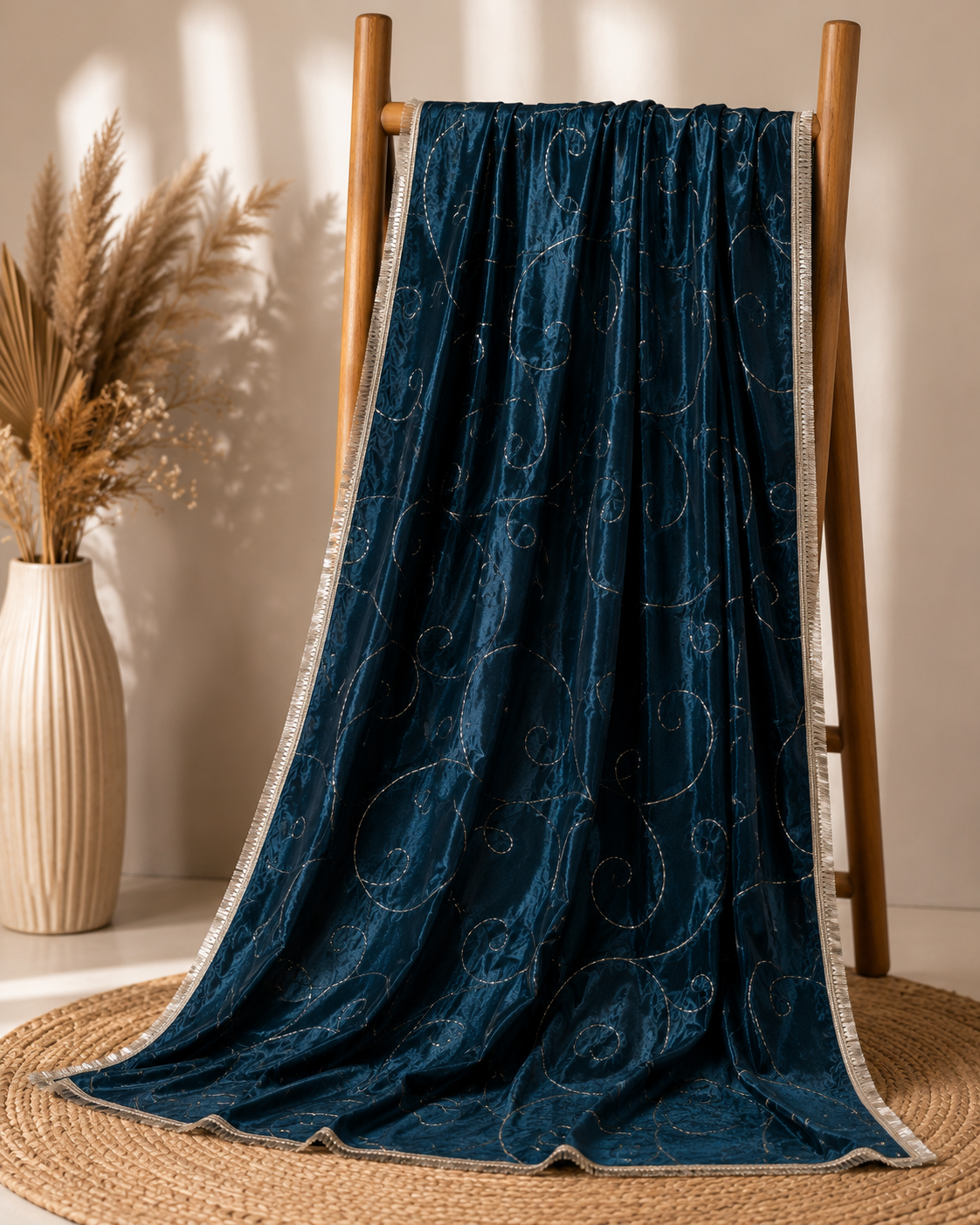 Ashvastra Noor-e-Neel Dupatta - Side Profile & Fit