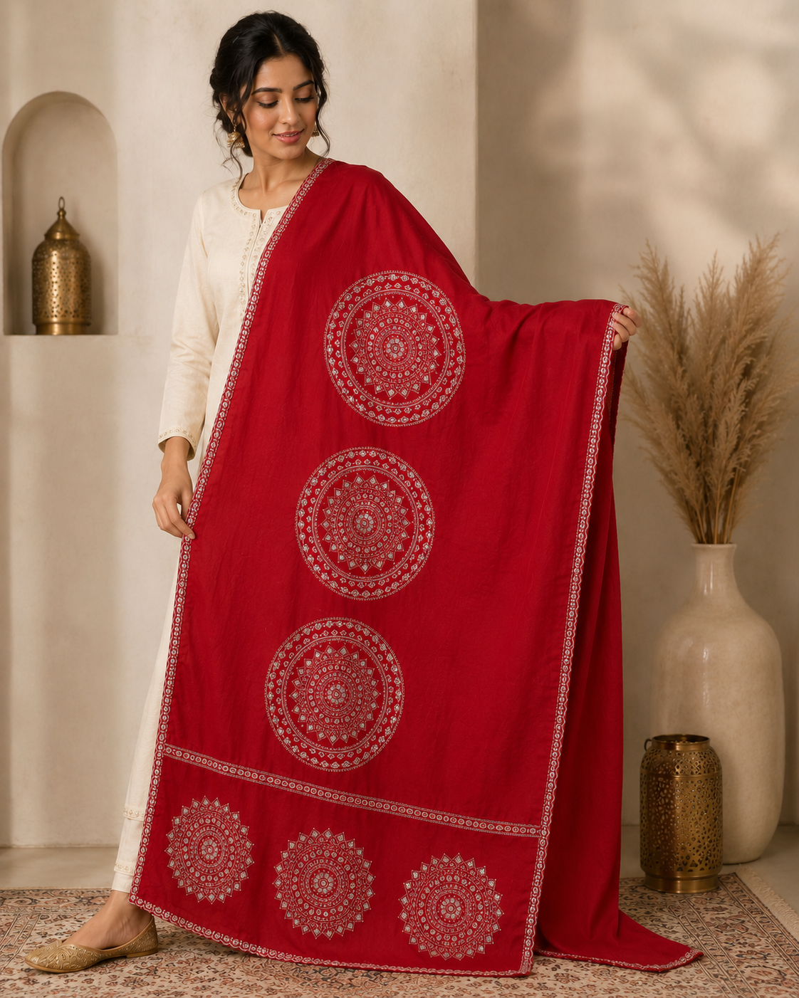 Rangrez Sindoor Red Dupatta