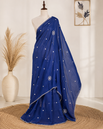 Neelam Noor Royal Blue Dupatta