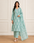 Mehreen Mint Printed Suit Set