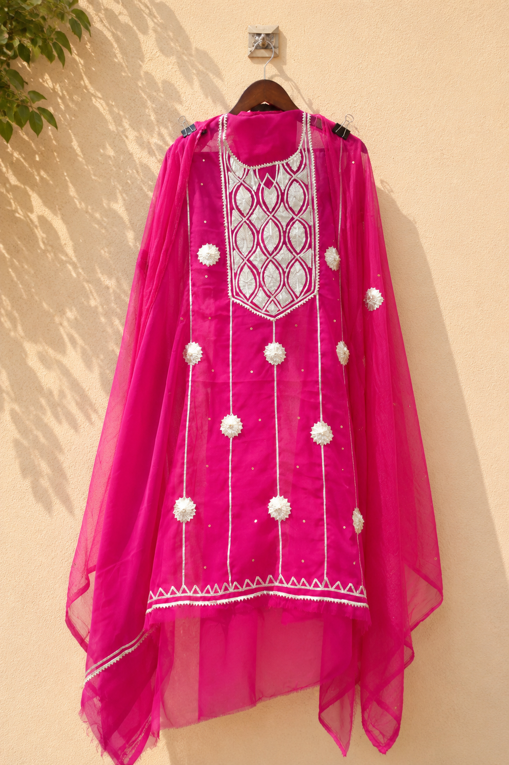 Rani gotta pati handwork unstitched suit