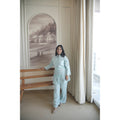 Mehakti Light Blue With Sequence work cord-ord set
