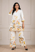 Mehakti Khadi off white cord set