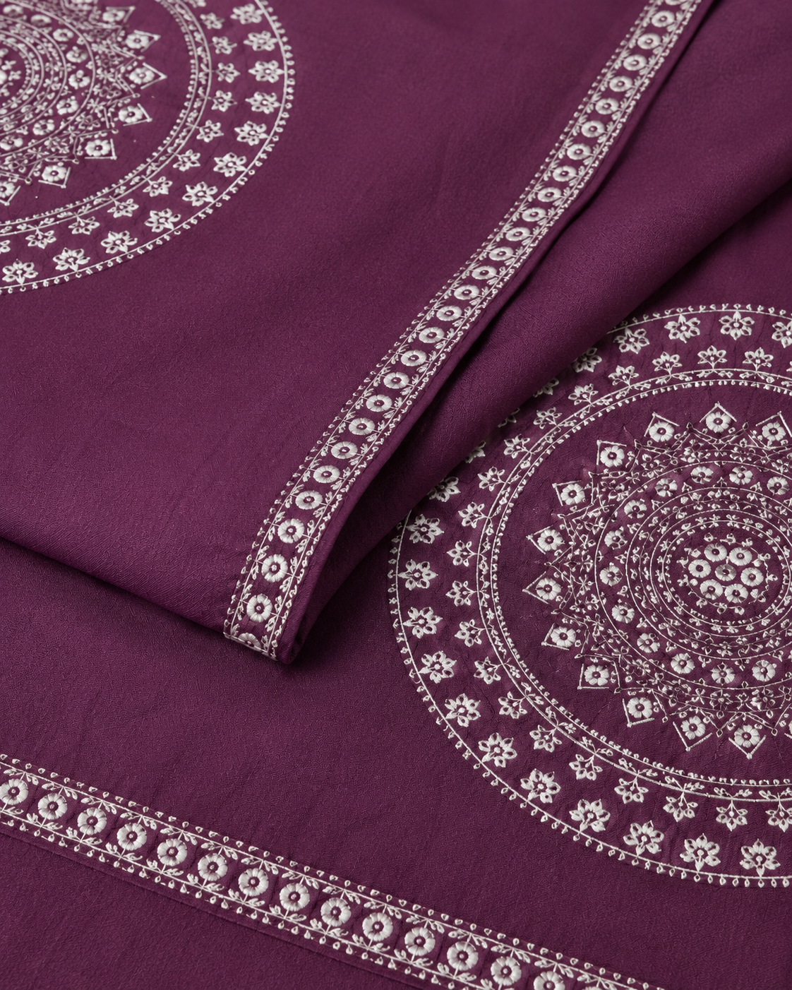 Rangrez Plum Mandala Dupatta