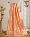 Meher Peach Banarasi Dupatta