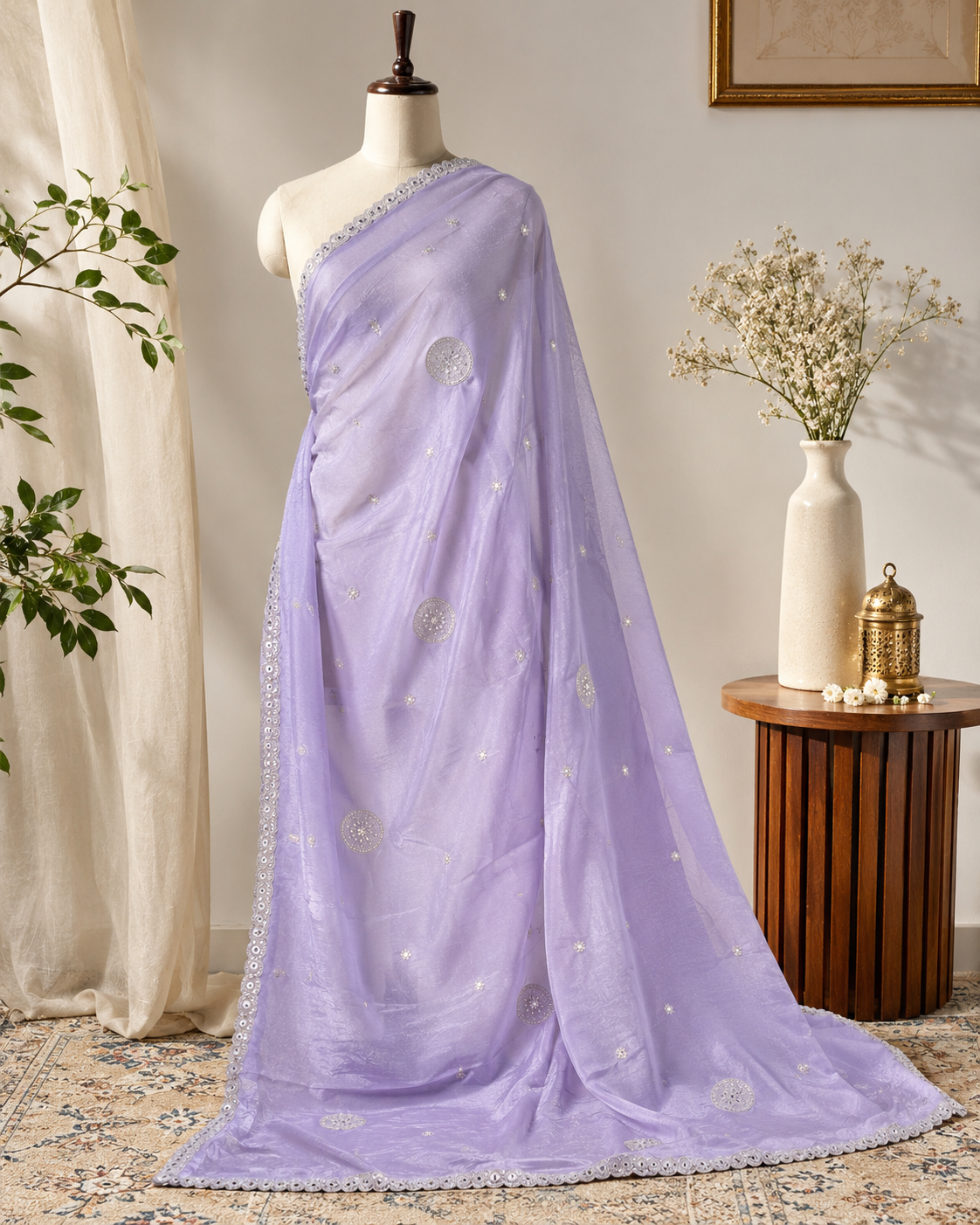 Noor-e-Lavender Dupatta