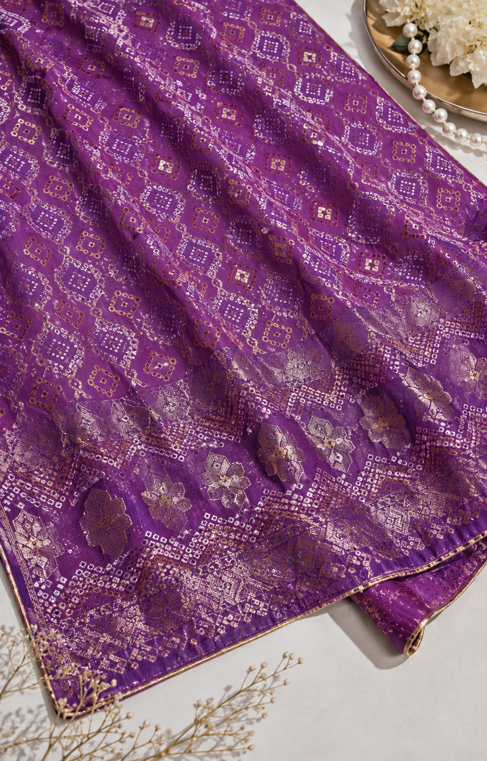 Rangrez Jamuni Gold Dupatta